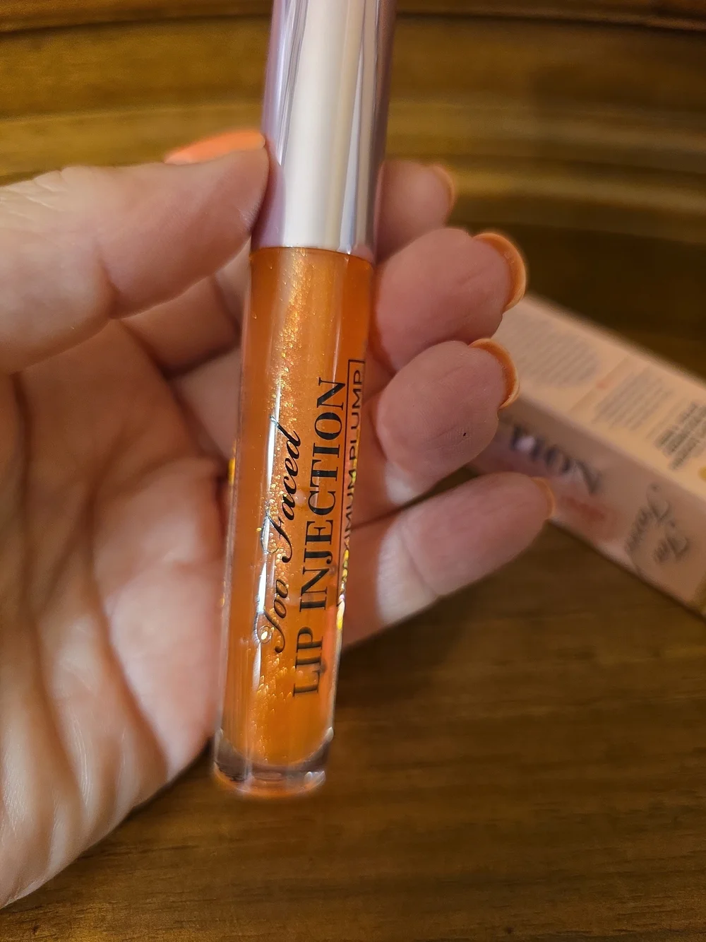 Too Faced Lip Injection Maximum Plump, Cotton Candy Kisses, .14oz--NIB